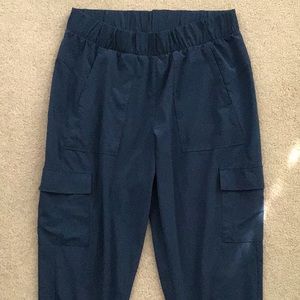 Navy blue cool pants